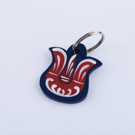 Hartai festett fa kulcstartó