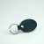 Ovális bőr kulcstartó
