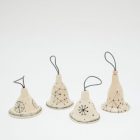 Kis kerámia harang 4,5 cm magas 