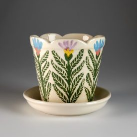 Kerámia kaspó, közepes