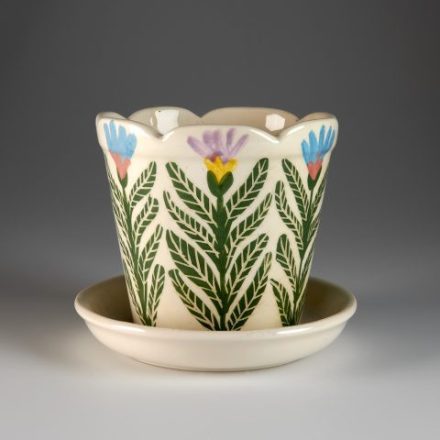 Kerámia kaspó, közepes