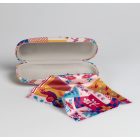 Szemüvegtok törlőkendővel