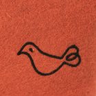 Filc neszesszer madár motívummal