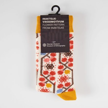 Virágos női zokni