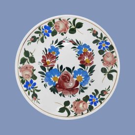 Virágos dísztányér