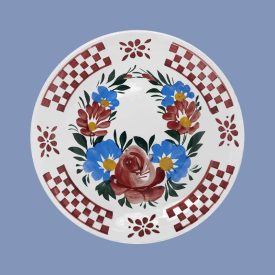 Négyzetrácsos dísztányér